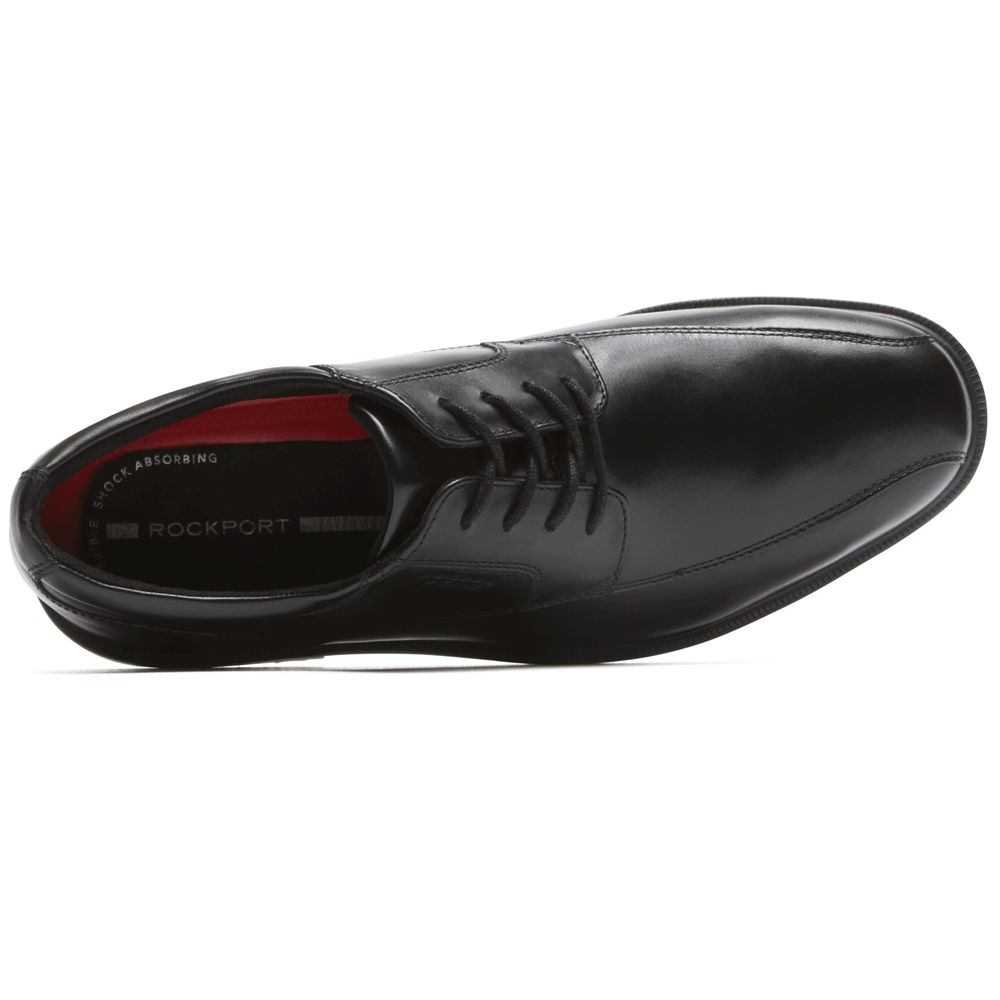 Oxfords Rockport Homem Pretas - Essential Details Ii Bike Toe - 05624POQT